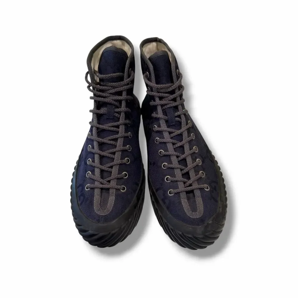 Gucci GG Maxi High-Top Sneaker ‘Navy’ | Size 10G(11US)
